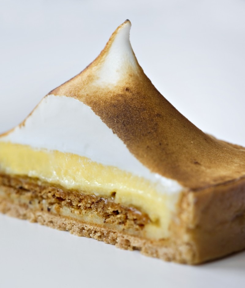 Tarte Citron Part Bustronome Restaurant Gastronomique Original A Paris Londres